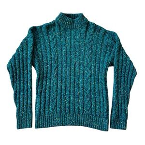 Vintage Cattivo Men’s Chunky Knit Wool Sweater Size XL 85% Wool EUC